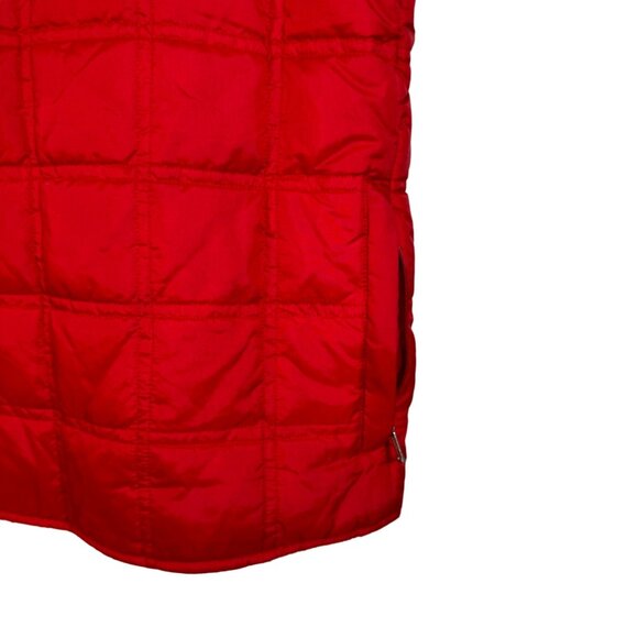 Charter Club Women's Quilted Red Vest 2X Nylon/Polyester - Picture 3 of 6